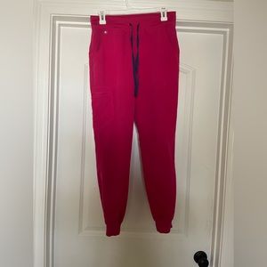 Figs ultra rose Zamora jogger scrub pants size small